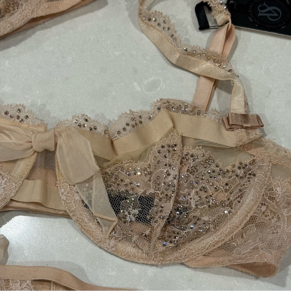 Victoria's Secret Designer Fashion Show Swarovski Crystal Bra & Panty Set - Picture 6 of 16
